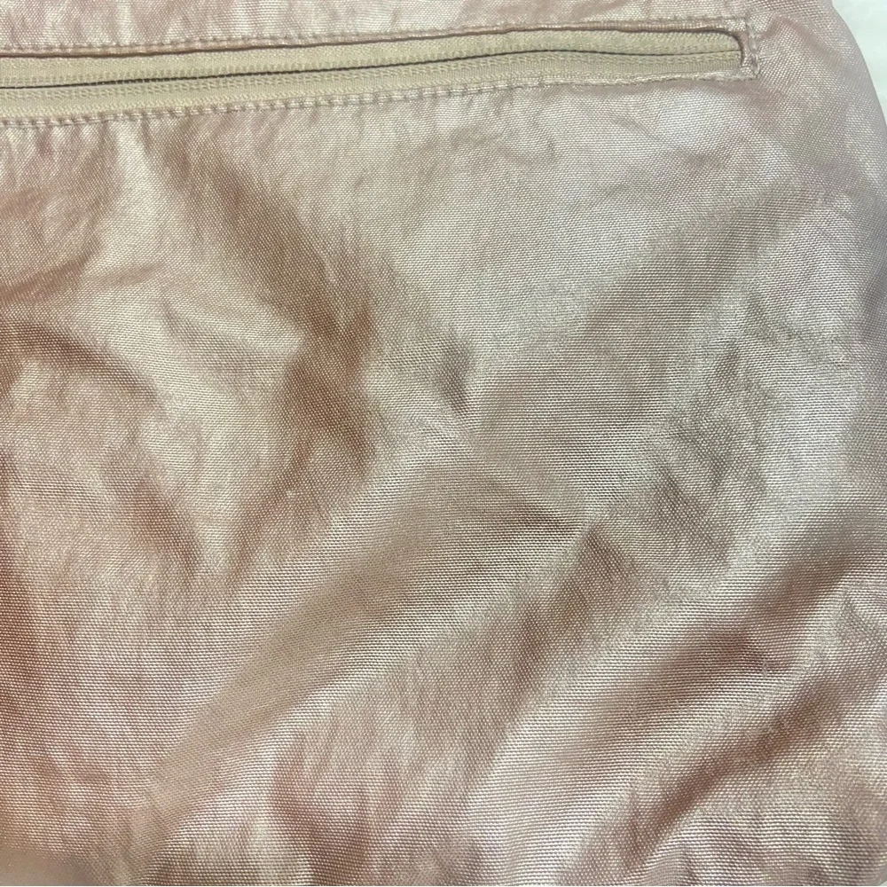 Rose Gold Kipling Pink Crossbody Bag with Signature Style